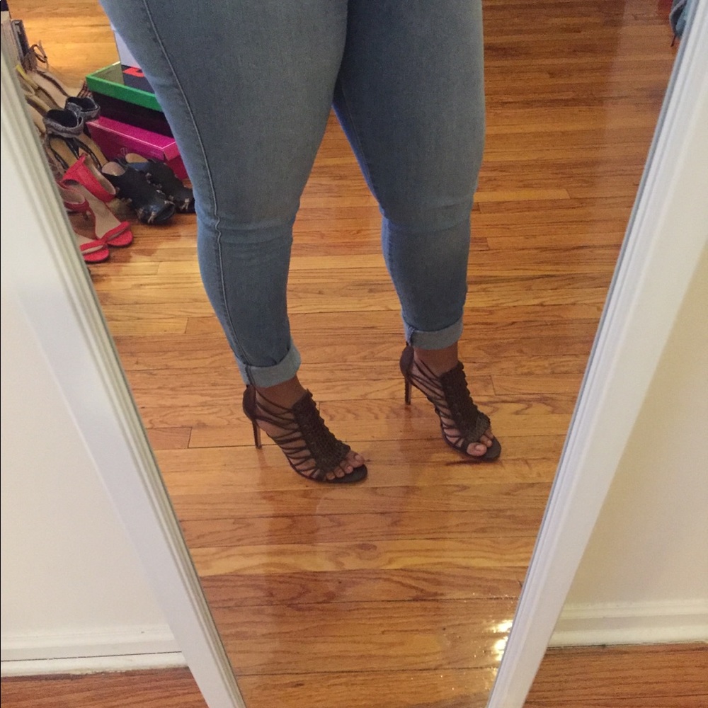 Zara Croc Heels